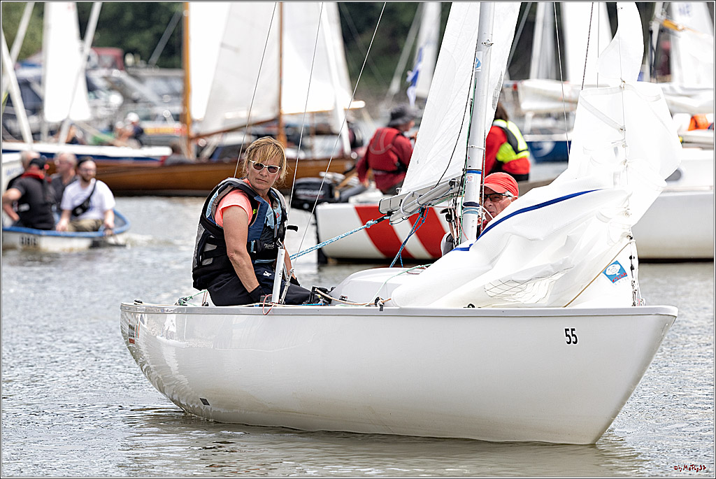 100 Jahre Rheinwoche 2022 - 4. Wettfahrt Duisburg - Wesel, 04.06.2022,
